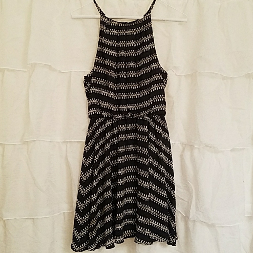 Black and white dress